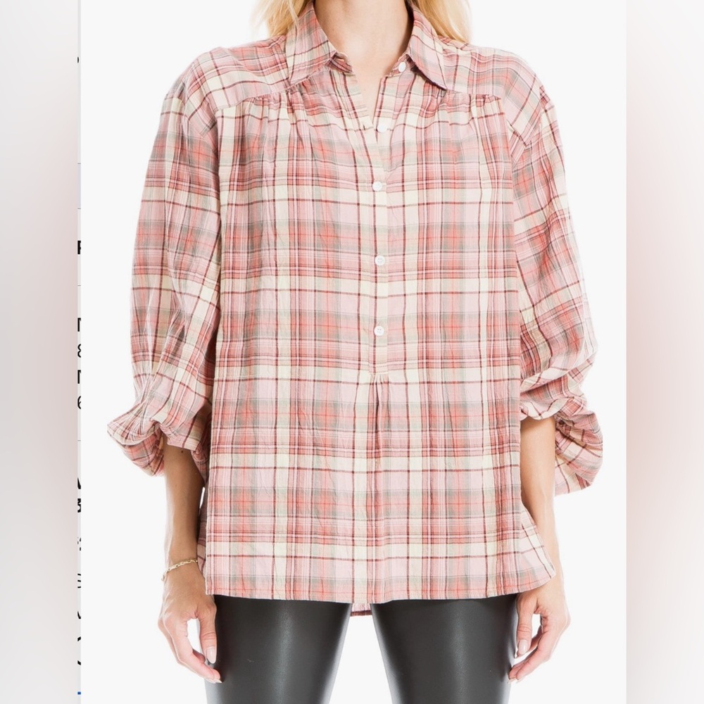 Maxstudio Balloon Sleeve Tunic Shirt S